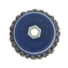 УЦЕНКА Щетка металлическая для УШМ ТУНДРА, крученая проволока, «чашка», М14, 100 мм - Фото 2