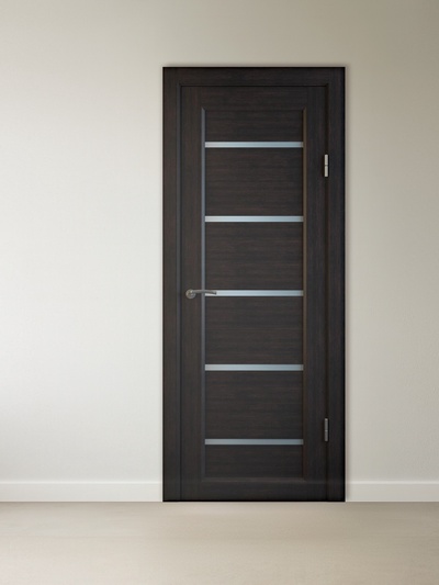 Комплект межкомнатной двери «B-1», со стеклом, 2000×700 мм, цвет венге