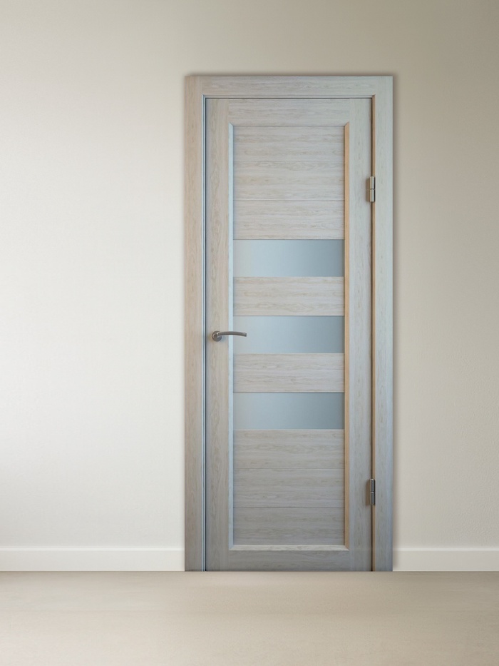 Комплект межкомнатной двери «С-3», со стеклом, 2000×800 мм, цвет дуб монтана грей