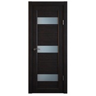 Комплект межкомнатной двери «С-4», со стеклом, 2000×600 мм, цвет венге 3975093