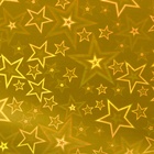 Бумага голографическая «Звездопад», ярко-жёлтая, 70×100 см - Фото 6