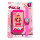 Игровой набор «Принцесса Фиалка»: телефон, часы, русская озвучка, цвет розовый - Фото 7