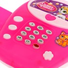 Музыкальный телефончик «Маленькая леди», русская озвучка, цвет розовый - фото 8421746