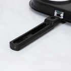 Сковорода Доляна «Бифштекс-гриль», d=25 см, антипригарное покрытие, цвет чёрный - Фото 6