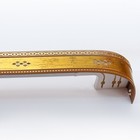 Карниз трёхрядный «Ультракомпакт. Ромб», 300 см, с декоративной планкой 7 см, золото/антик - фото 305390919