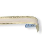 Карниз трёхрядный «Ультракомпакт. Есенин», 180 см, с декоративной планкой 7 см, цвет серебро  (артикул 3908269)  большой выбор товаров оптом и в розницу по низким ценам с доставкой