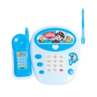 Музыкальный телефон детский «Весёлое путешествие», русская озвучка, цвет голубой - Фото 3