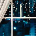 Гирлянда «Бахрома» 3 × 0.5 м с насадками «Ёжики», IP20, прозрачная нить, 80 LED, свечение мульти (RG/RB), мигание, 220 В - Фото 2