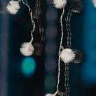 Гирлянда «Бахрома» 3 × 0.5 м с насадками «Ёжики», IP20, прозрачная нить, 80 LED, свечение мульти (RG/RB), мигание, 220 В - Фото 6