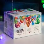 Гирлянда «Бахрома» 3 × 0.5 м с насадками «Ёжики», IP20, прозрачная нить, 80 LED, свечение мульти (RG/RB), мигание, 220 В - Фото 9