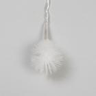 Гирлянда «Бахрома» 3 × 0.5 м с насадками «Ёжики», IP20, прозрачная нить, 80 LED, свечение мульти (RG/RB), мигание, 220 В - Фото 8