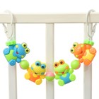 Растяжка на коляску/кроватку Крошка Я «Лягушата», 4 игрушки, МИКС - Фото 3
