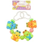 Растяжка на коляску/кроватку Крошка Я «Лягушата», 4 игрушки, МИКС - Фото 5