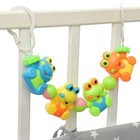 Растяжка на коляску/кроватку Крошка Я «Лягушата», 4 игрушки, МИКС - Фото 4