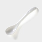 Чайная пара с ложкой BellaTenero, 3 предмета: чашка 220 мл, керамика, ложка, деревянное блюдце, белая - Фото 4