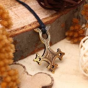 Амулет «Крест Туарегов» для защиты, длина 68 см