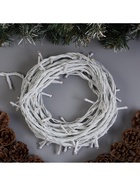 Гирлянда «Нить» 10 м, IP44, УМС, белая нить, 100 LED, свечение тёплое белое, 220 В - Фото 6