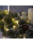 Гирлянда «Нить» 10 м, IP44, УМС, белая нить, 100 LED, свечение тёплое белое, 220 В - Фото 7