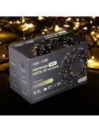 Гирлянда «Нить» 10 м, IP44, УМС, тёмная нить, 100 LED, свечение тёплое белое, 220 В 3584087 - фото 319933274