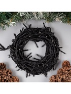 Гирлянда «Нить» 10 м, IP44, УМС, тёмная нить, 100 LED, свечение тёплое белое, 220 В - Фото 6