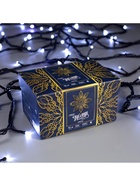 Гирлянда «Нить» 10 м, IP44, УМС, тёмная нить, 100 LED, свечение белое, мерцание белым, 220 В 3584088 - фото 319933275