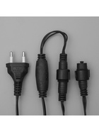 Гирлянда «Нить» 10 м, IP44, УМС, тёмная нить, 100 LED, свечение тёплое белое, мерцание белым, 220 В 3584089 - фото 319933282
