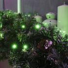 Гирлянда "Нить" 10 м , IP44, УМС, тёмная нить, 72 SMD-LED, свечение зелёное, 220 В - Фото 4