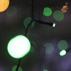Гирлянда "Нить" 10 м , IP44, УМС, тёмная нить, 72 SMD-LED, свечение зелёное, 220 В - Фото 9