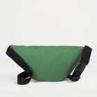 Поясная сумка на молнии, цвет зелёный - Фото 2