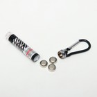 Лазерная указка «Мастер К», с карабином, 2 LED, 7×1.5 см - Фото 3