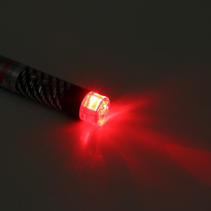 Лазерная указка "Мастер К", с карабином, 2 LED, 7 х 1.5 см - фото 1905507643