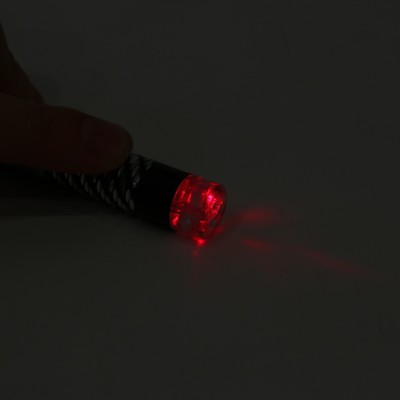 Лазерная указка «Мастер К», с карабином, 2 LED, 7×1.5 см