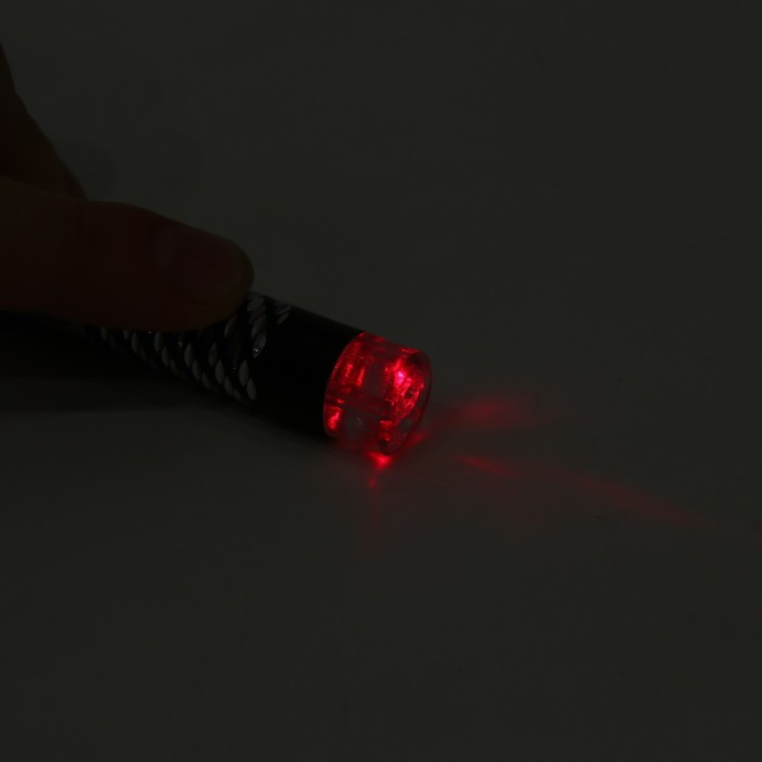Лазерная указка "Мастер К", с карабином, 2 LED, 7 х 1.5 см - фото 1905507646