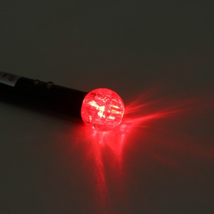 Лазерная указка, с карабином, 2 LED, 4 режима, 8.5 х 2 см, черная - фото 1905507651