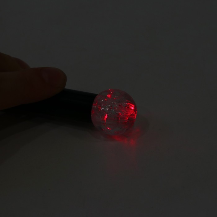 Лазерная указка, с карабином, 2 LED, 4 режима, 8.5 х 2 см, черная - фото 1905507654