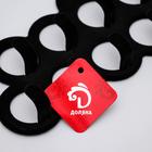 Плечики для ремней и галстуков Доляна, 11 крючков, флокированное покрытие, 30,5×20,5 см, цвет чёрный - Фото 5