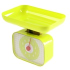 Весы кухонные Luazon LVKM-1001, механические, до 10 кг, чаша 1200 мл, зелёные - Фото 1