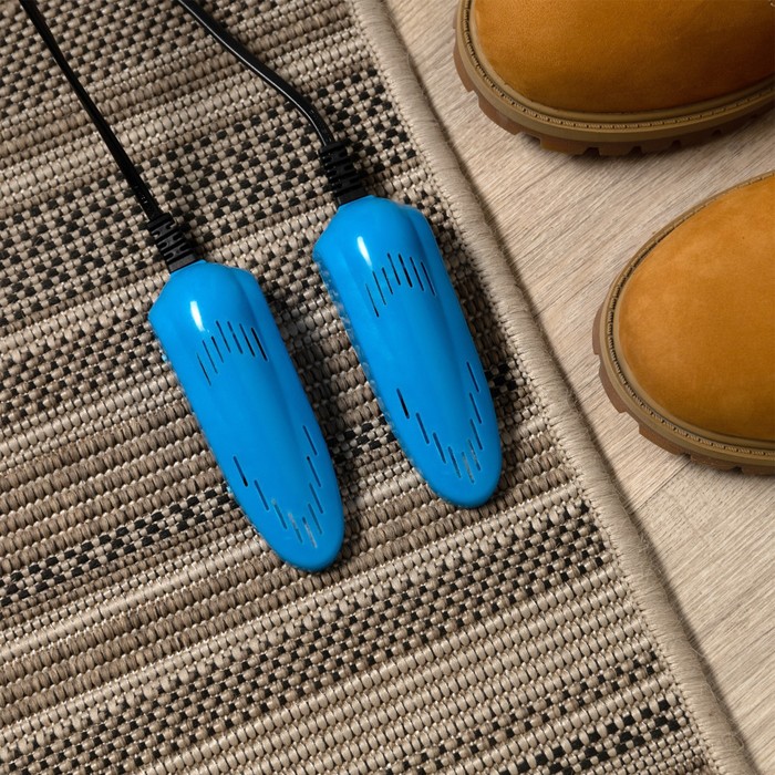 Сушилка для обуви Luazon LSO-08, 11 см, детская, 12 Вт, индикатор, синяя - фото 1898159269