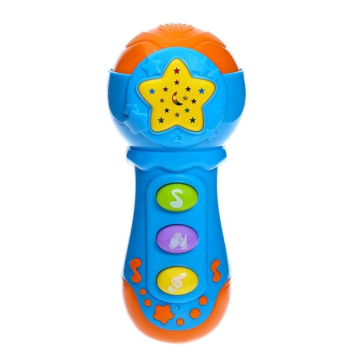 Музыкальная игрушка «Микрофон», световые и звуковые эффекты - фото 1884881963
