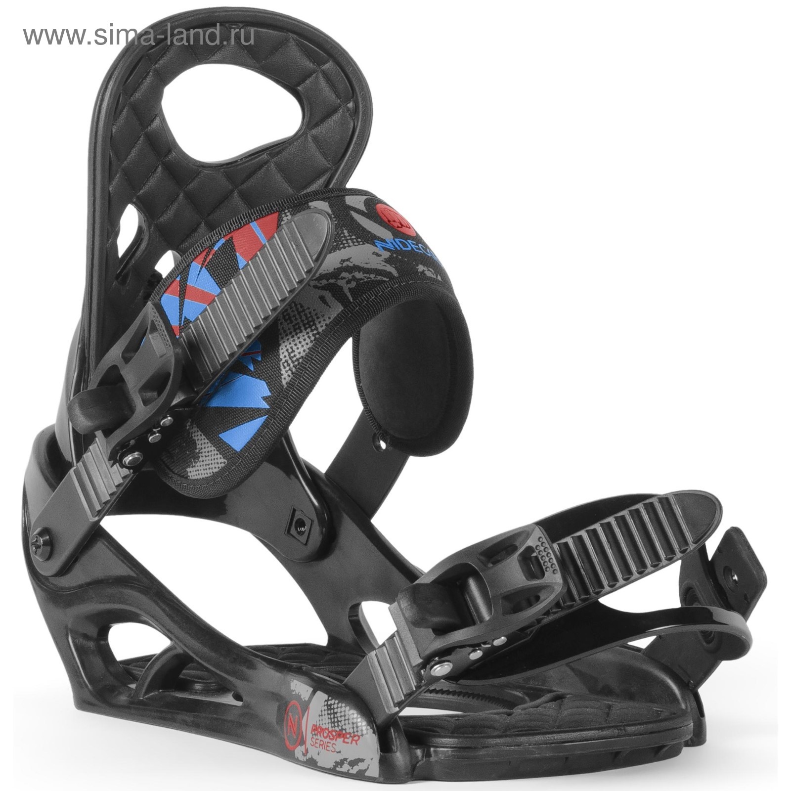 Крепления для сноуборда NIDECKER Prosper Black 2017-18, размер M ...