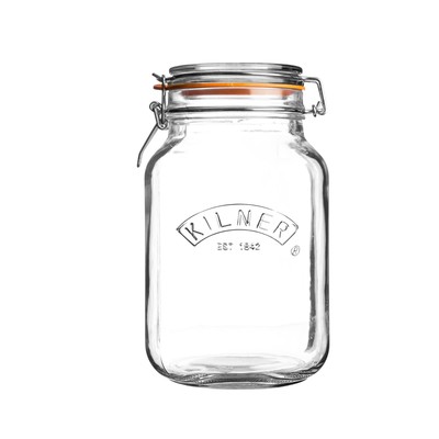 Банка Kilner, Clip Top, квадратная, 1,5 л