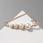 Булавка «Квартет», 7.5 см, белая в золоте - Фото 5