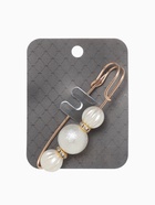 Булавка «Зефир» 7 см, белая в золоте - Фото 3