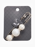 Булавка «Зефир» 7 см, белая в серебре - Фото 5