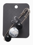 Булавка «Планеты» 8 см, чёрно-белая в серебре - Фото 4