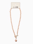 Бусы «Жемчужное» с расстёгивающимся элементом, стрекоза, цвет розовый в золоте, 50 см - Фото 5