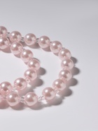 Бусы «Жемчужное» с расстёгивающимся элементом, стрекоза, цвет розовый в золоте, 50 см - Фото 4