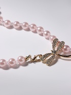 Бусы «Жемчужное» с расстёгивающимся элементом, стрекоза, цвет розовый в золоте, 50 см - Фото 7