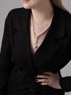 Бусы «Жемчужное» с расстёгивающимся элементом, стрекоза, шар №8.16, белые в золоте, L=50 см - Фото 7