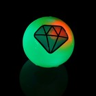 Мяч световой «Кристалл», 5,5 см, цвета МИКС - Фото 4